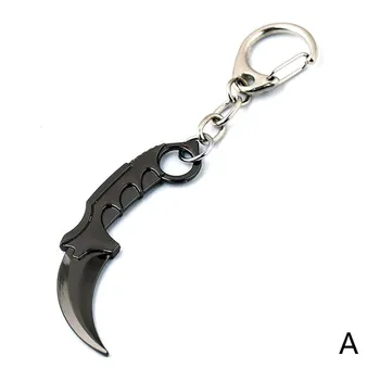 Игра M9 Cs коготь нож модель сплава брелок ожерелье necklace 1 чёрный
