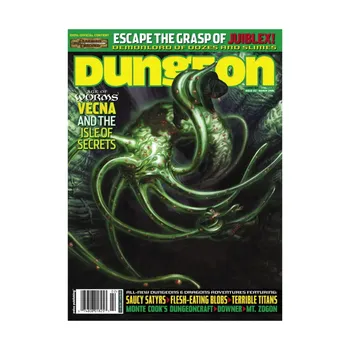 Журнал #132 "Vecna and the Isle of Secrets, Cavern of the Ooze Lord, Terrible Titans", Dungeon Magazine #101 - #150