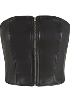 Блуза BANDEAU Urban Classics, черный