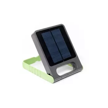 Кемпинговый фонарь светодиодный с выключателем на солнечных батареях USB-портом IP44 Р9077-4К Gr Oasis Light P9077