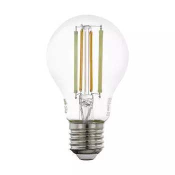 Лампа светодиодная филаментная диммируемая Eglo E27 6W 2200-6500K прозрачная 12574