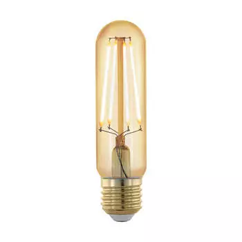 Лампа светодиодная филаментная диммируемая Eglo E27 4W 1700К золотая 11697