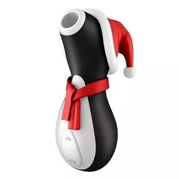 SATISFYER Вакуумный стимулятор клитора Satisfyer Penguin Holiday Edition