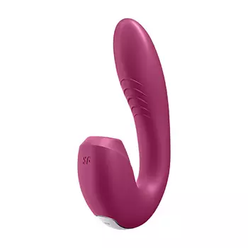 SATISFYER Вибратор с вакуумным стимулятором Sunray с фиксацией формы