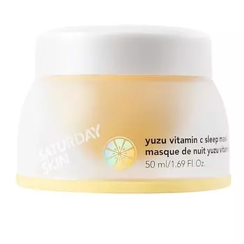 SATURDAY SKIN Ночная маска для лица yuzu с витамином С, ниацинамидом и ретинолом 50.0