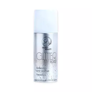 SB BEAUTY Лак для волос Secret Beauty с блестками, серебро 100.0