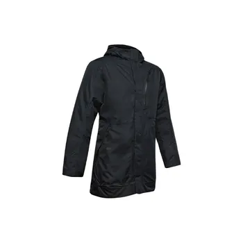 Under Armour Project Rock Johnson 700 Puffy Водостойкий Теплый пуховик средней длины с капюшоном Мужская верхняя одежда Черный 1346093-001 M