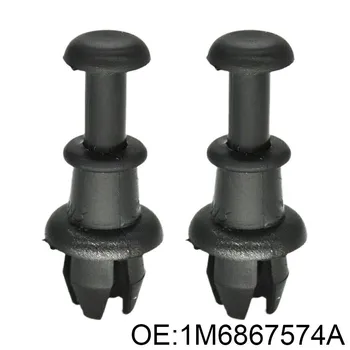 2pc Car Trunk Lanyard Fixing Clip Parcel Shelf String Clips 1M6867574A For VW GOLF MK5 MK6 5 6 Auto Knob Holder Pivot Hanger Peg