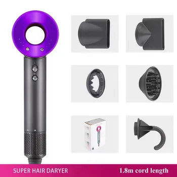 Новый профессиональный фен с насадкой Flyaway Negative Ionic Premium HD08 Фены Многофункциональный инструмент для салонного стиля