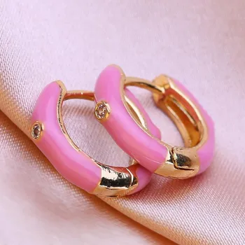 KNIKOO круглые серьги-клипсы для женщин, модные серьги-кольца, ювелирные изделия для свадебной вечеринки, подарки, серьги с фианитом CZ A