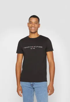Футболка с принтом LOGO TEE Tommy Hilfiger, черный
