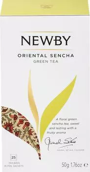 Чай Newby Восточная сенча 25*2г - Vprok.ru Перекрёсток