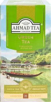 Чай зеленый Ahmad Tea Green Tea 25*2г. Закажите онлайн!