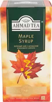 Чай зеленый Ahmad Tea Maple Syrop 25*1.5гс доставкой!
