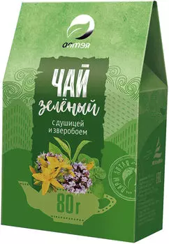 Чай зеленый Алтэя Душица-Зверобой 80г
