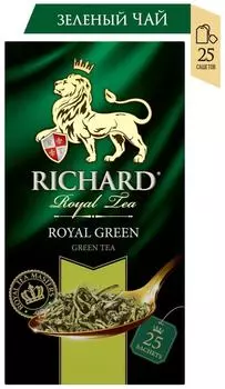 Чай зеленый Richard Royal Green 25*2г. Закажите онлайн!
