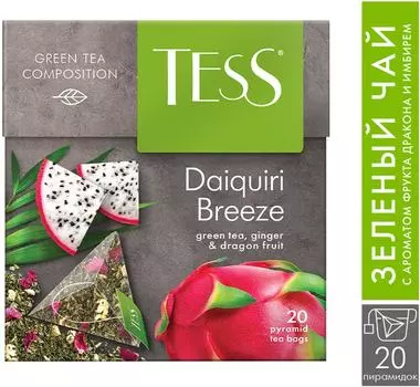 Чай зеленый Tess Daiquiri Breeze 20*1.8гс доставкой!
