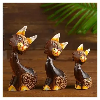 Сувенир "Кошки 3 сестрички", набор 3 шт.