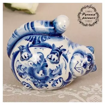 Сувенир «Кот барин», гжель