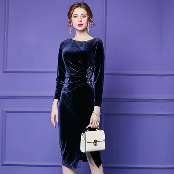 Beaded Skirt with Round Neckline XL
