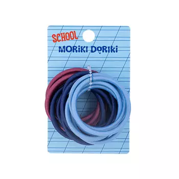 MORIKI DORIKI Набор резинок для волос синие, красные и голубые School