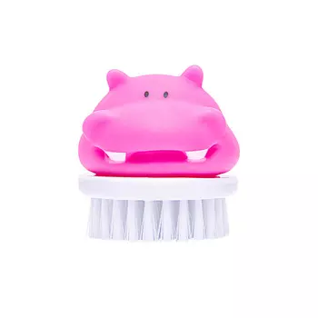 MORIKI DORIKI Щетка для ногтей Nail Brush HIPPO PINK
