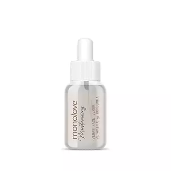 MONOLOVE BIO Сыворотка сияния и увлажнения лица vegan vitamin c & kombucha