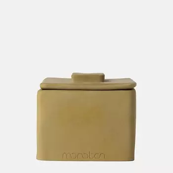 MONOTON Свеча Palo Santo & saffon Aromatic Candle olive color 250.0