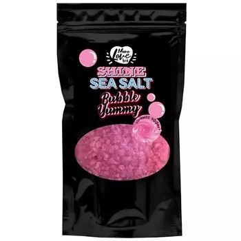 MONOLOVE BIO Морская соль для ванны с шиммером бабл гам 250