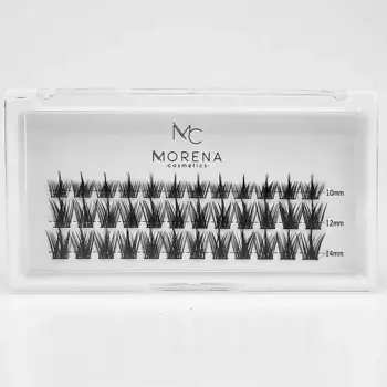 MORENA COSMETICS Накладные ресницы пучки многоразовые набор Лучики mix