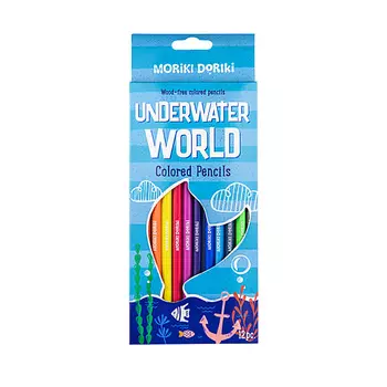 MORIKI DORIKI Цветные карандаши UNDERWATER WORLD