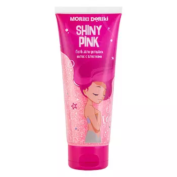 MORIKI DORIKI Гель для укладки волос c блестками SHINY PINK LANA