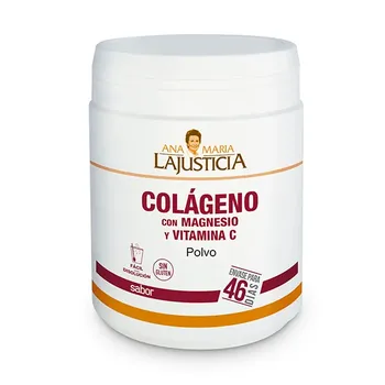Коллагеновый порошок со вкусом клубники Colgeno Magnesio + Vit C Sabor Fresa Ana Maria La Justicia, 350 g