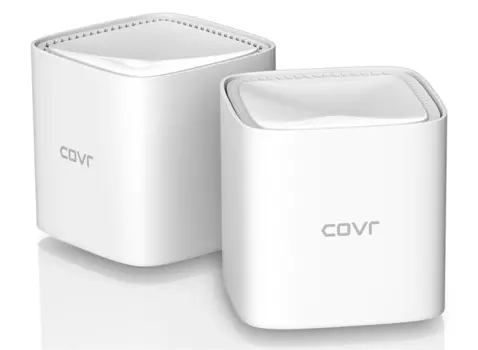 Роутер D-Link COVR-1102/E, AC1200 Dual Band Whole Home Mesh Wi-Fi System with 1 10/100/1000Base-T WAN port, 1 10/100/1000Base-T LAN port.802.11b/g/n/ac compatible, up to 300 Mbps for 802.11n in 2.4GHz and u (COVR-1102/E)