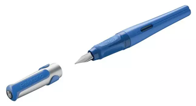 Ручка перьевая Pelikan School Pelikano (PL802901) Blue M перо сталь нержавеющая для правшей карт.уп.