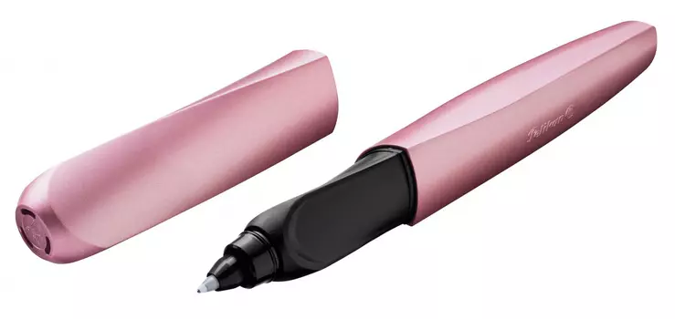 Ручка роллер Pelikan Office Twist Classy Neutral R457 (PL806299) Girly Rose в компл.:картридж 2шт с синими чернилами карт.уп.
