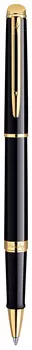 Ручка роллер Waterman Hemisphere (CWS0920650) Mars Black GT F черн. черн. подар.кор.