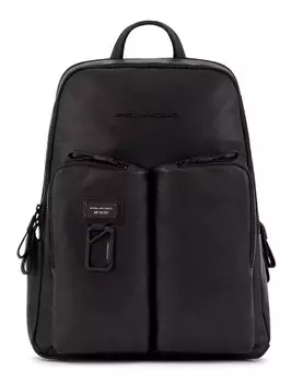 Рюкзак унисекс Piquadro Harper CA3869AP/N черный натур.кожа