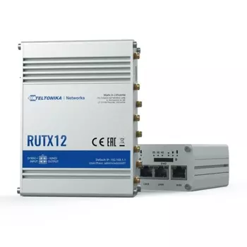 RUTX12 (RUTX120100) ДВА модема 4G (LTE) cat6 / 3G . 2x SIM / W-Fi 5 / 4x Gigabit RJ-45 / USB 2.0 / GPS/GNSS / BLE (312743)