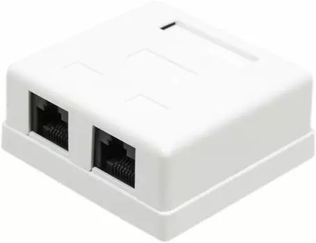 Розетка Lanmaster TWT-SM2-4545-WHRJ45 кат.5E (упак.:1шт)