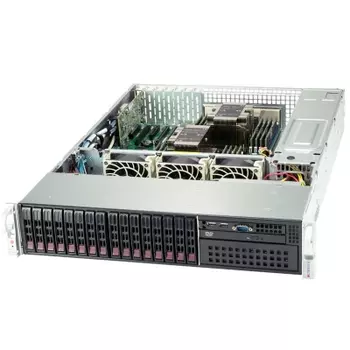 Серверная платформа Supermicro SuperServer 2U 2029P-C1R noCPU(2)Scalable/TDP 70-205W/ no DIMM(16)/ 3108RAID HDD(8)SFF +SATARAID HDD(8)SFF/ 2x1GbE/ 5xLP, M2/ 2x1200W (SYS-2029P-C1R)
