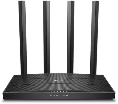 Роутер беспроводной TP-Link Archer C6U AC1200 10/100/1000BASE-TX черный