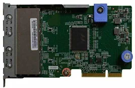 Сетевая карта Lenovo 7ZT7A00545 ThinkSystem 1Gb 4-port RJ45 LOM