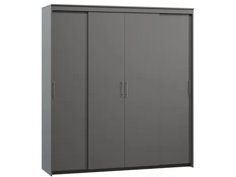 Шкаф-купе Тебар-4-220-230 Графит без зеркал