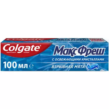 Зубная паста Colgate Max Fresh взрывная мята 100мл