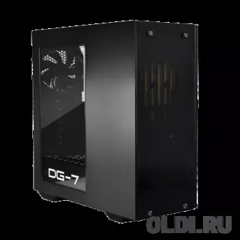 130-P0-0020-KR DG-73 , Matte Black Mid-Tower, Acrylic Window