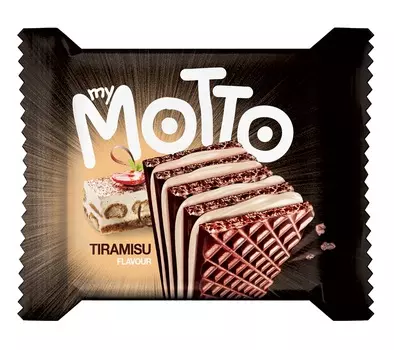 Вафли My Motto с кремом со вкусом тирамису 34г