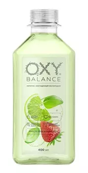 Витаминизированный напиток OXY BALANCE базилик/клубника/лайм н/газ 0,4л пэт