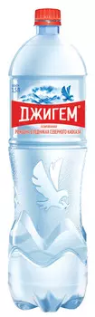 Вода минеральная Джигем природ питьевая стол газ 1,5л пэт