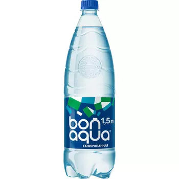 Вода питьевая BonAqua газ 1,5л пэт